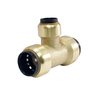 Tectite By Apollo 3/4 in. x 3/4 in. x 1/2 in. Brass Push-to-Connect Reducer Tee FSBT343412